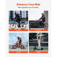 1800W Electric Brushless DC Motor, 48V 4500rpm Go Kart Electric Motor, Electric Dirt Bike Motor Engine For E-Bike Motorcycle Scooter DIY - 1800w 48V 4500rpm - 查看 4