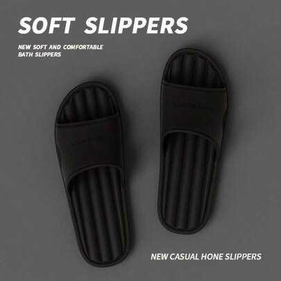 EVA Non-Slip Bathroom Slippers, No Odor Comfortable Home Indoor Slippers For Men And Women Bathroom Decor Summer Back To School