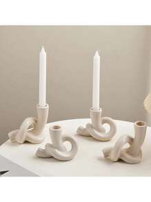 Simple & Elegant Ceramic Candle Holder, Home Decor