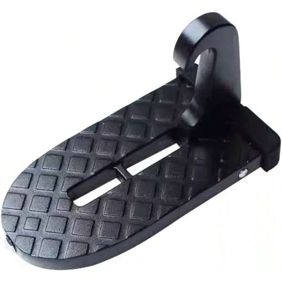 Escalones para Puerta de Coche Estante De Techo Plegable para Coche, Escalón De Puerta, Adapta para Mayoría de Los Coches - Negro - Ver 1