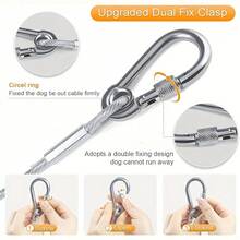 Tendedero de acero inoxidable, 118,11 pulgadas/177,17 pulgadas/354,33 pulgadas, portátil para ropa interior y exterior, accesorio de camping, para baño y dormitorio.