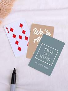 Photo Gallery Custom Playing Cards, Upload Your Own Design Personalized Deck Of Cards Custom Personalized Playing Cards With Photo, Wedding Guest Book Alternative, Signing Book, Guest Cards Deck, Wedding Favors - Multicolor - View 5