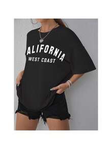 Men's Oversized California West Coast T-Shirt 100% Cotton From S To Plus Size G3 - Rỉ Nâu - Xem 4