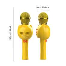 PANDA Wireless Bluetooth Microphone Portable Handheld Karaoke Mic Speaker Support TF Card Home Party Birthday Music Player Singing Recorder KTV