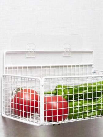 6 件双爪透明无痕粘性贴纸，强力粘贴衣架，浴室壁挂挂钩，厨房储物架