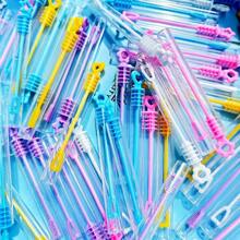 20pcs Small Size Colorful Bubble Wand, Transparent Bubble Blower For Birthday Party, Friends Gathering (Random Color & Design)