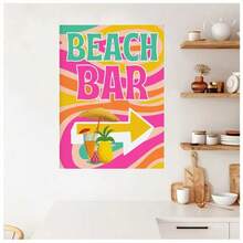 1 pièce Affiche de cocktail vintage Latte Moutai, peinture sur canevas de boisson et de nourriture, décoration murale minimaliste moderne pour restaurant, bar, maison. Décoration murale avec cadre, décoration de cuisine - Multicolore - Voir 37