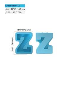 Alphabet & Number Silicone Resin Mold Casting And Flower Preservation - Deep Epoxy Resin Mold Set For DIY Weddings, Valentine's Day Gifts, And Home Decoration Artifacts - , Flexible And Non-Deforming Material, Easy Demolding And Cleaning