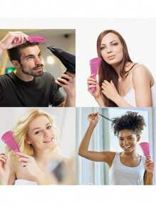 5 Pieces/Men's And Women's New Fashion Girls' Multi-Function Small High Pressure Continuous Spray Bottle Fine Fog Water Replenishing Spray Bottle Travel Makeup Water Small Bottle Split Bottle, Eight Claw Massage Comb, Multi-Function Styling Comb Curl