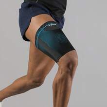 VBOSI 1 件 3D 针织压缩大腿套 - 透气运动支撑，适合跑步、健身和日常使用，适合男女健身配件