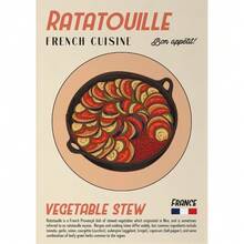 Món ăn Pháp Món tráng miệng Ẩm thực Croissant Mexico Taco Phim hoạt hình Poster Tranh vải Canvas Nghệ thuật treo tường Hình ảnh Nhà bếp Quầy bar Trang trí nhà Khung tùy chọn - Nhiều màu - Xem 50