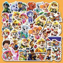 80pcs Cute Paw Patrol Cartoon Stickers, DIY For Luggage, Laptop, Motorcycle, Refrigerator, Car, Birthday Party Gifts, Adorable Style