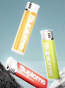 1pc Creative Prank Toy Water Gun Lighter Shaped Mini Squirt Gun, Funny Gag Gift!