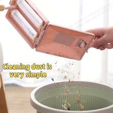 قطعة واحدة من فرشاة ناعمة مزدوجة للتنظيف من الغبار، ذات مقبض كبير لتنظيف السجاد والأريكة، مناسبة للملاءات والأثاث، سهلة الاستخدام، إعادة الاستخدام، مكنسة كهربائية، لا تحتاج إلى كهرباء، مقبض من البولي بروبلين، مثالية لغرفة المعيشة والنوم ، فرشاة ناعمة قابلة لإعادة الاستخدام | تصميم مقبض كبير | مقبض بلاستيكي متين ، فرشاة نظيفة للسجاد