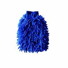 1件升级双面蓝色雪尼尔洗车手套，清洁洗车手套，美容清洁工具，汽车卡车毛巾手套 - 彩色 - 查看 12