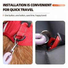 1 pièce Laisse de voiture pour animaux de compagnie, corde de traction de voiture pour animaux de compagnie pour promener les chiens, convient aux chiens de taille moyenne et petite