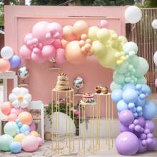 Gold-Plated Contemporary Metal Pedestal Vase Stands, Hexagonal Frame Design For Home Decor, Party Display, And Cake Stand