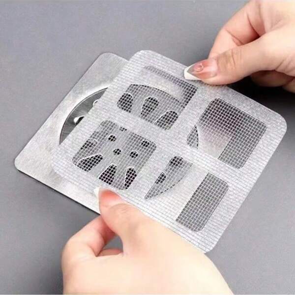 50pcs/30pcs/10pcs/3pcs Drainage Filter Cover, Used For Hair Plugs, Fly Proof Silicone Filter Screen, Household Bathroom Kitchen Anti Cockroach And Anti Odor(Wipe Dry Before Use To Prevent Non Sticking Back To School