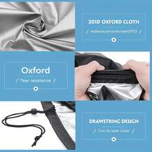 4- 210D 重型防水户外罩，带可调节拉绳，包括沙发、2 把椅子、咖啡桌罩，适用于客厅、花园、阳台、露台家具