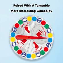 Tapete gigante del juego Twister - Juego de habilidad entretenido, Alfombrilla grande, Lunares de colores, Apropiado para reuniones familiares, fiestas infantiles, juegos de fiesta en interiores, actividades de trabajo en equipo