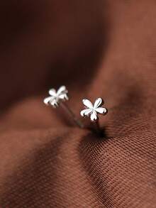2pcs New Mini Flower Stud Earrings For Women, Everyday Wear Valentines,Mom,Mother,Mother's Day,Gift - Flowers - View 10