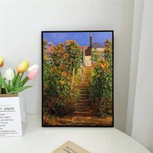 1 tấm áp phích nghệ thuật phim trường phái ấn tượng trừu tượng phong cách Claude Monet trang trí tường phòng bar quà tặng khung tùy chọn - Nhiều màu - Xem 43
