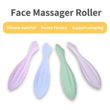 Outil de massage polyvalent en silicone pour le dos, le visage et le corps, outil de massage manuel portable en silicone pour la relaxation, idéal comme cadeau pour Thanksgiving, anniversaire, Noël, relaxation musculaire manuelle réutilisable