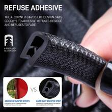 20FT Car Door Seal Strip For Car Weather Stripping Universal Self Adhesive Large Auto Door Soundproofing Weatherstrip For Pickup Truck SUV RV Boat - màu đen - Xem 3