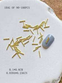 Nail Art Metal Accessories, Simple Metal Studs, Minimalist Gothic Metal Decoration
