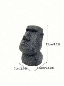 1 pieza Soporte creativo para gafas con estatua humana de piedra, soporte decorativo para gafas, decoración de oficina, regalo, exhibidor de gafas de escritorio