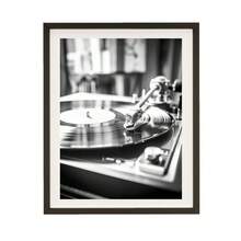 1pc Frameless Vinyl Record Poster, Vinyl Record Player Prints, Music Poster Print, Music Prints, Black And White Print, Printable Music Art - Multicolor - View 9