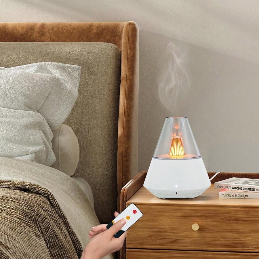Ultrasonic Aromatherapy Humidifier With Lights Essential Aroma Oil Diffuser Home