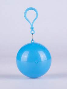 1pc Portable Rain Poncho With Ball Shaped Storage, Disposable Use Rain Coat Suitable For Hiking, Camping; Can Be Hung On Backpack, Compact Disposable Emergency Rain Poncho Keychain, Outdoor Travel And Rafting Use, Essential For Rainy Days, Traveling, Fishing, Camping And Outdoor Sports (Random Color) - Multicolor - View 15