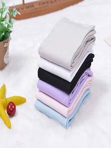 1 件/1 对男女通用标准尺寸冰丝防晒臂套，防紫外线户外运动袖套 - 彩色 - 查看 3