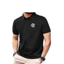 MHP Mengão Polo Shirt For Men's Fans Casual Streetwear Fan Look - màu đen - Xem 1