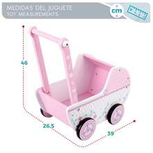 Woomax Carrito de muñecas madera ✅ Entrega 24/48h a España (península) - Multicolor - Ver 4