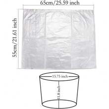 80/160/400 piezas Bolsas para baños de pies, Forro desechable para tina de pies portátil, Bolsas para spa de pedicura, Forros desechables para pedicura para uso doméstico y de hotel, Herramientas para el cuidado de los pies, Accesorios para baños y spas de pies, Bolsas para remojar los pies para viajar
