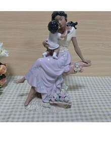 1件装推荐高端礼品，YZ陶瓷人物摆件，母亲与女士形象，适合作为长辈、领导的礼物，也可用于家居装饰、酒店装饰、前台装饰等。 - 彩色 - 查看 13