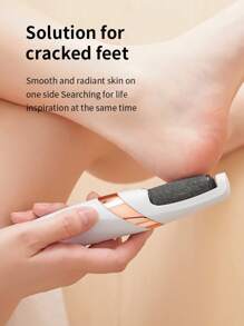 Electric Foot Grinder, Foot Exfoliator, Professional Foot Care Set, Suitable For Dead Skin, Hard Skin, Dry Skin Foot Care Tools, Used For Foot Therapy, Home And Outdoor, Perfect Gift For Wife, Husband And Female Friends, 300mAh Battery