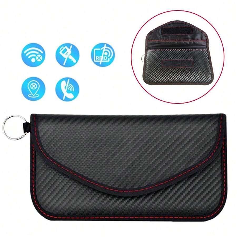 3pcs Wallet Blocker For Faraday Bag RFID Signal Blocking Shielding Pouch Cell Phone - Black - View 1