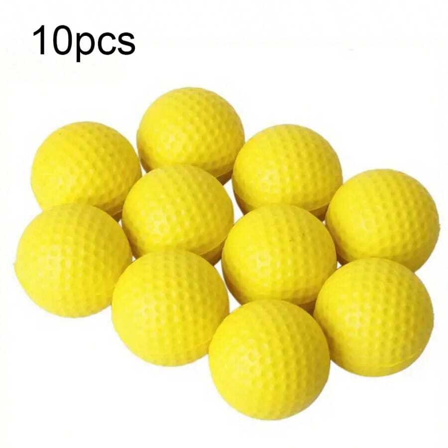 10/12 Packs Foam Golf Practice Balls, 42mm Practice Golf Balls, Soft Golf Balls, Realistic Feel And Limited Flight Use Indoors Or Outdoors - Improve Your Swing And Accuracy With This Lightweight Training Aid - Multicolor - View 1