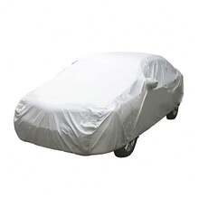 Universal Car Cover Waterproof Breathable UV Protection All-Weather Outdoor Auto Cover Scratch-Resistant Durable Car Cover For Sedan Hatchback And Medium Cars - Silver - View 10