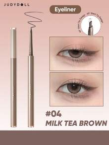 JUDYDOLL 0.06g 凝胶眼线笔，橙花，顺滑，防水，防晕染，持久，适合初学者，送给朋友和女朋友的独特礼物 - #04 MILKY BROWN - 查看 2