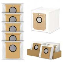 集尘袋适用于 Eufy L50 SES、L60 SES、Conga Home 10000、8090 Ultra、9090 AI，兼容 H9 + 吸尘器替换装 - 彩色 - 查看 2