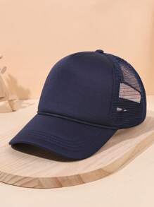 2pcs New Mesh Breathable Baseball Cap For Children, Suitable For Outdoor Sunshade Hat For Travel
