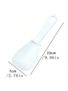 1pc Multifunctional Kitchen Grater, Masher, Strainer, Ginger-Garlic Mincer, Potato Ricer, Egg Separator Spoon - Multicolor - View 4