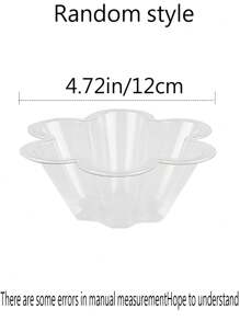 10 piezas/1 pieza - 8 onzas. Tazas de postre, pequeños tazones de plástico transparente desechables para fiestas para helados, parfait, frutas, tentempiés