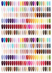 CANNI Dark Red Gel Nail Polish, 1Pcs Burgundy Red Gel Polish Deep Red Color Nail Polish Gel High Gloss Soak Off U V Gel Nail French Nail Manicure Salon DIY - Màu tím nhạt - Xem 7