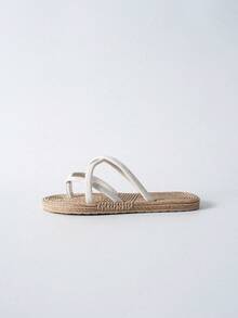 Tropiscape Summer Fashion Beach Style Ladies' Slipper Sandals Vacay Vibes Relax Beach Autumn Winter Gifts - Beige - View 11