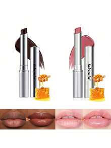 Bálsamo labial de miel negra enriquecido con vitamina E de Lakerain. Hidrata y nutre la piel seca. Apto para todo tipo de piel. Cuidado labial diario. - Multicolor - Ver 7